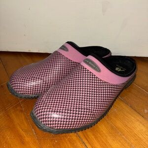 Muck Boot® Daily & Garden Clogs DLC-403H Dusty Pink Houndstooth Women's 7/7.5
